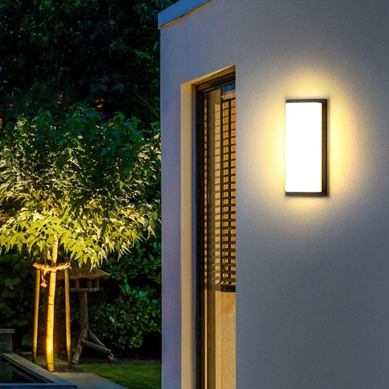 Outdoor Square Waterproof Balcony Aisle Led Wall Lamp