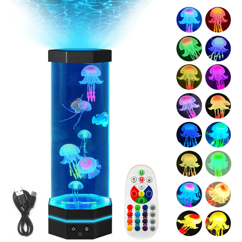 Jellyfish Lava Lamp 17 Colors Changing 15inch Jellyfish Lamp