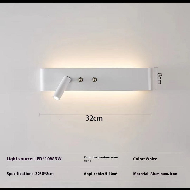 Light Luxury And Minimalist Bedroom Bedside Wall Lamp