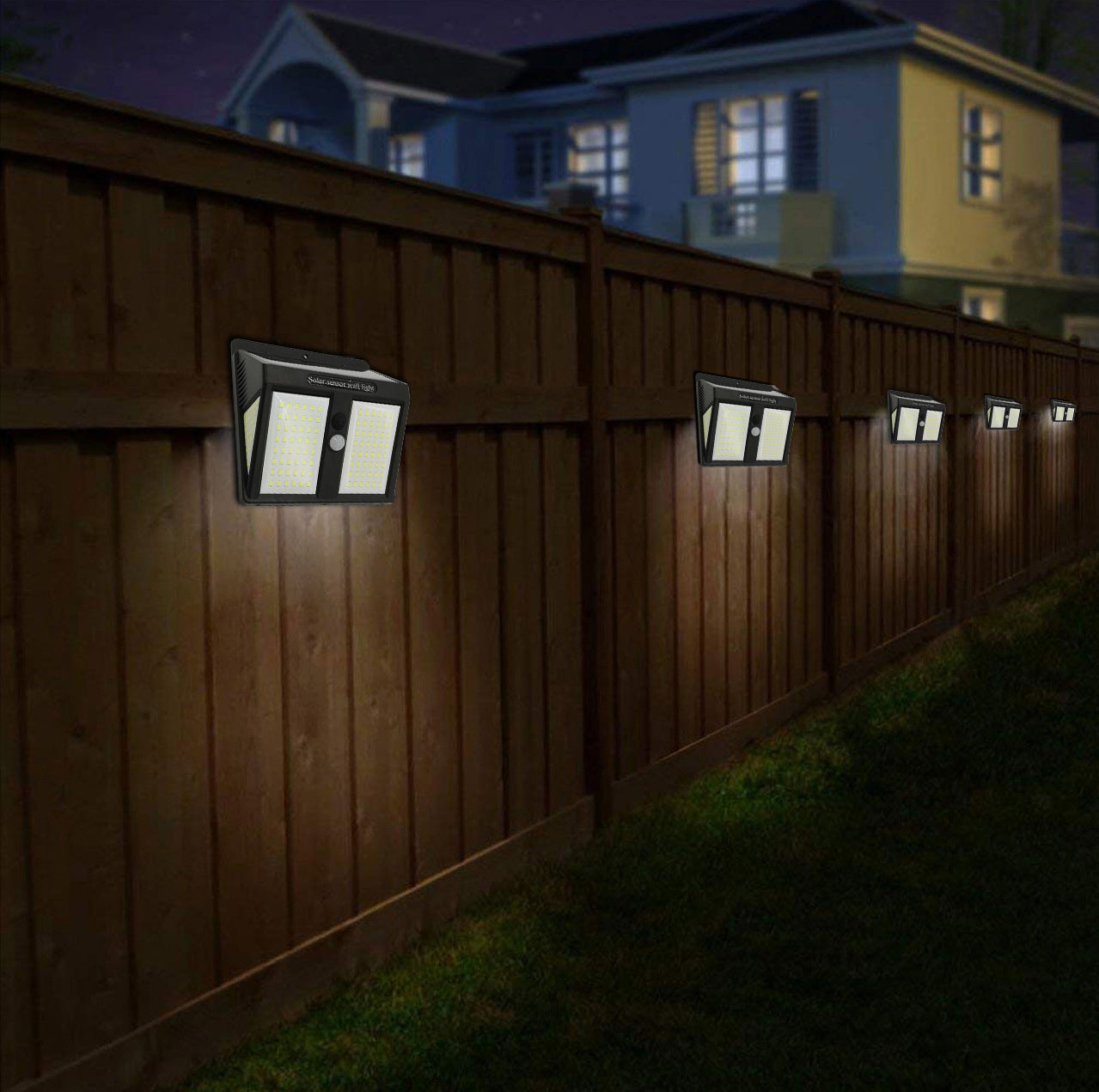 Light Control Waterproof Solar Wall Light