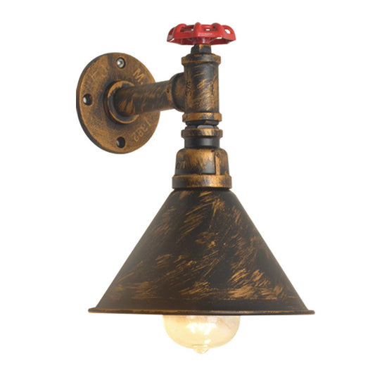 Wall Lamp Industrial Style Bar Table Personality Wrought Iron Pipe Decorative Wall Lamp