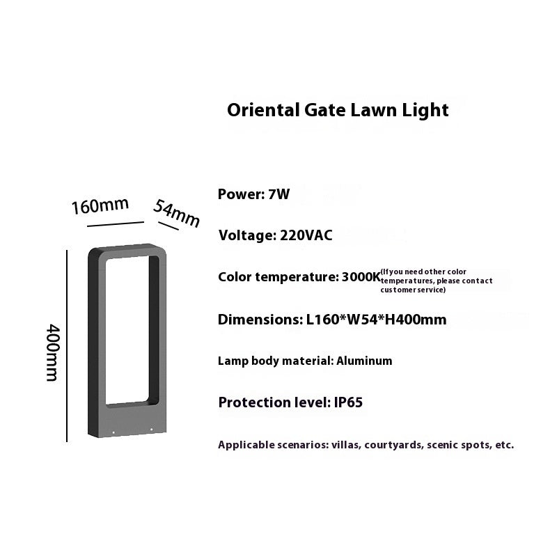 Outdoor Waterproof LED Lawn Lamp Outdoor Courtyard Ground Lamp