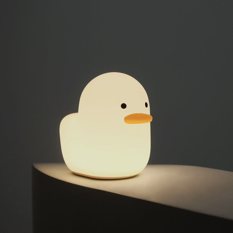 Nordic Cute Lovely Cartoon Dull Duck Led Night Light