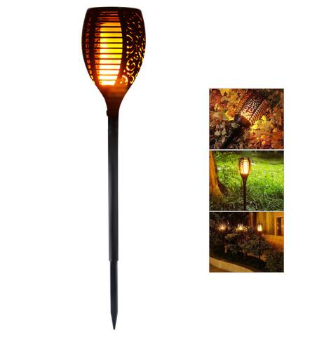 Solar Flame Flickering Garden Led Light Solar Tiki Torch Decoration Led Lamp