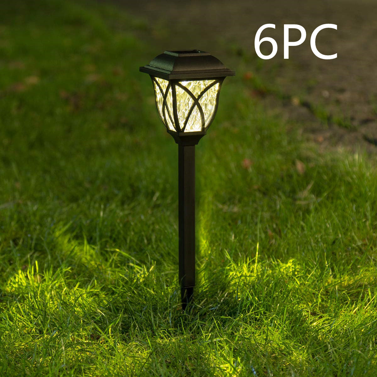 Plastic lawn lamp