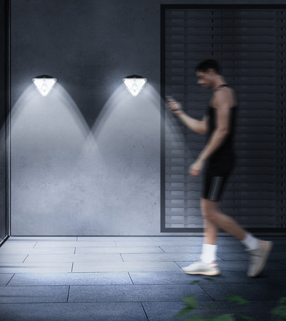 Human body induction waterproof LED wall light