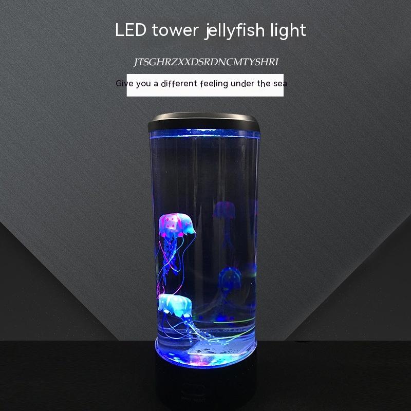 Gift USB led jellyfish lamp mood night lamp