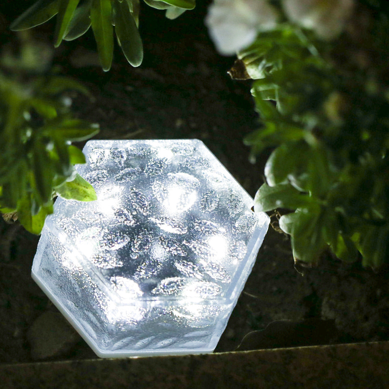 Solar LED Brick Light Outdoor Waterproof Garden Lamp