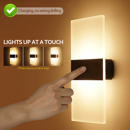 USB Rechargeable Wall Lights Home Indoor Motion Sensor