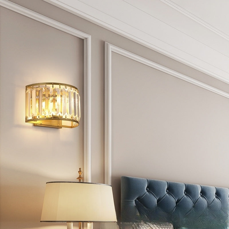 American Simple Crystal Wall Lamp