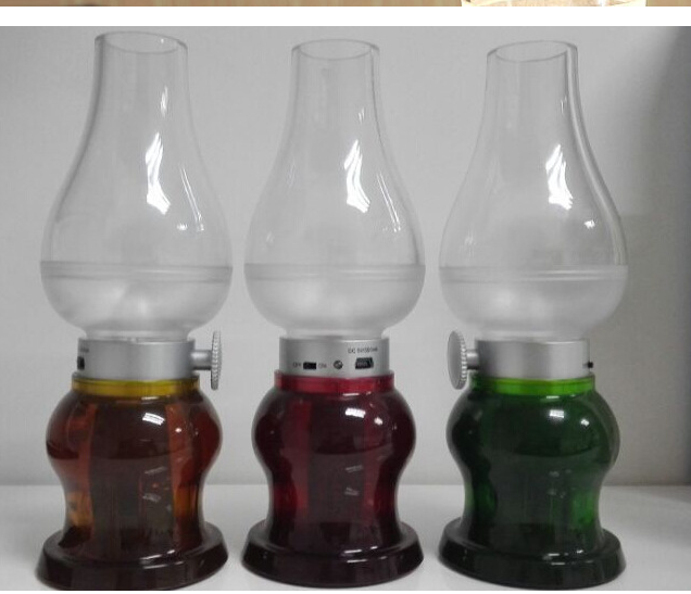 Retro Kerosene Lamp Bedside Induction Night Light