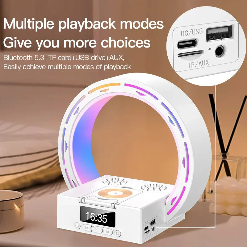 4 In 1 Wireless Bluetooth-compatible Speaker Charging Pad