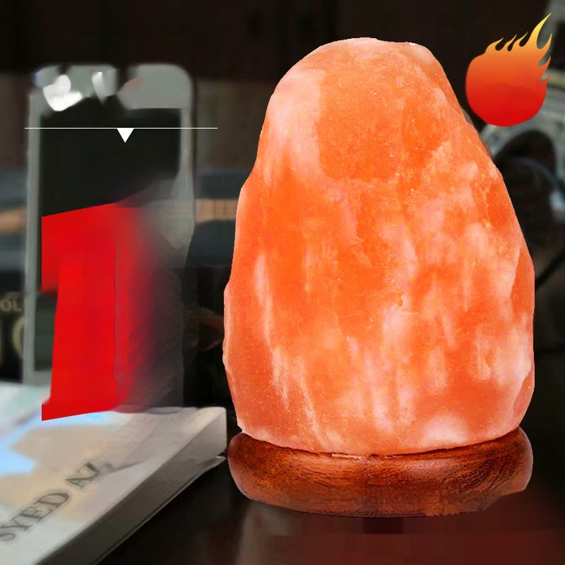 Crystal Salt USB Natural Colorful Color Changing Warm White Led Mineral Small Night Lamp