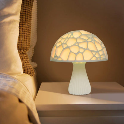 3D Printed 16 colors Led Mushroom Lamp Lovely Colorful Led Night