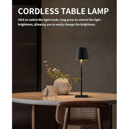 Cordless Table Lamp Portable LED Desk Lamp Night Light