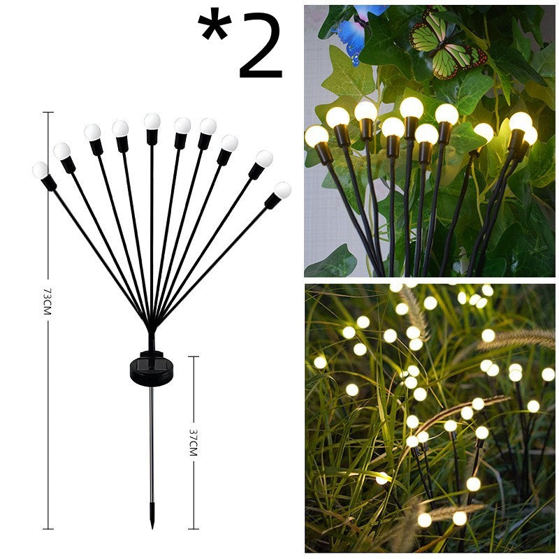 LED Pneumatic Firefly Ground Plug-in Lamp