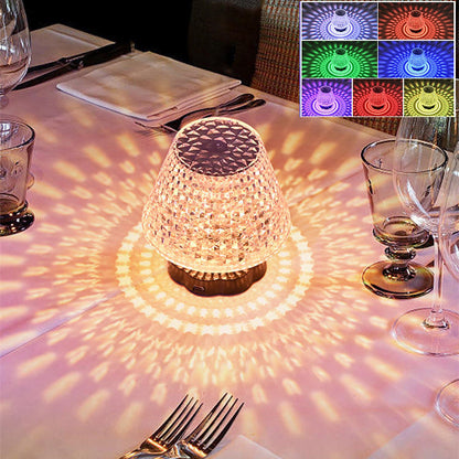 Diamond Crystal Lamp Table Light USB Touch Sensor Lamp