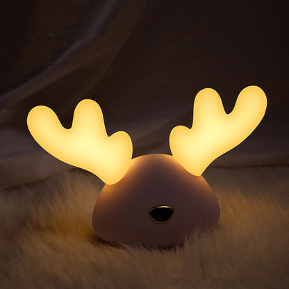 USB LED Night Light Deer Changing Night Light Lamp