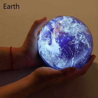 Starry Sky Earth Rotate Projector LED Night Light Lamp