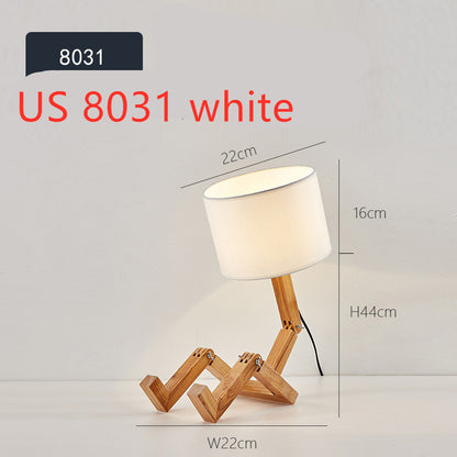 Robot Shaped Living RoomLamp Working Nordic Modern Interior Decoration