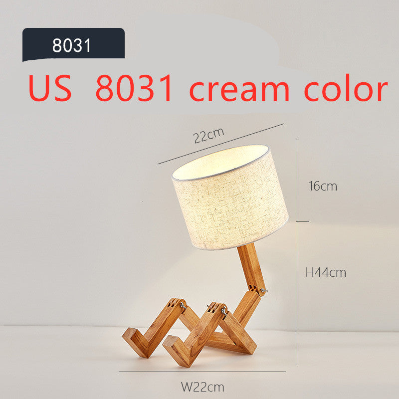 Robot Shaped Living RoomLamp Working Nordic Modern Interior Decoration