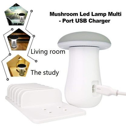 2 In 1 Multifunction Mushroom Lamp LED Lamp Holder