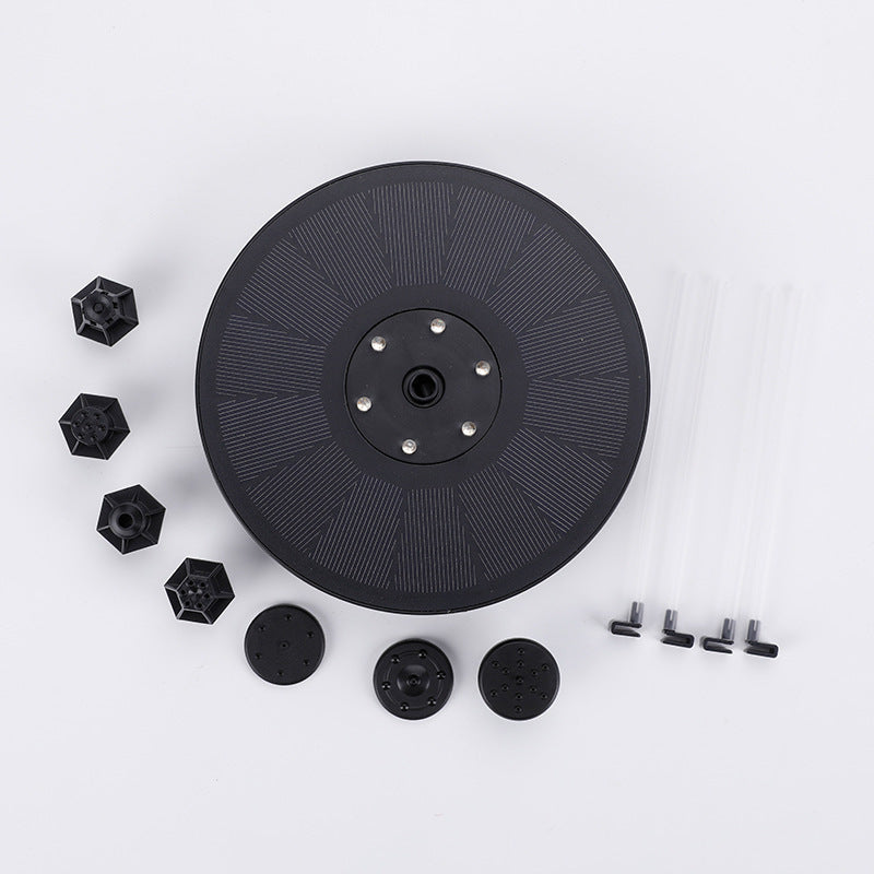 Solar Fountain Pump Fountain Light Round Floating Fountain Pump