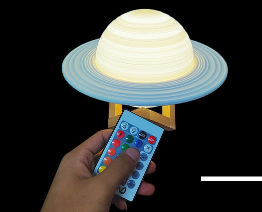 3D Printing Saturn Lamp Rechargeable USB Night Light