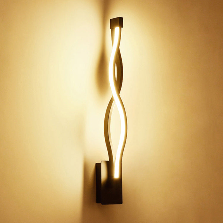 Simple And Creative Led Wall Lamp Musical Note Led Wall Lamp