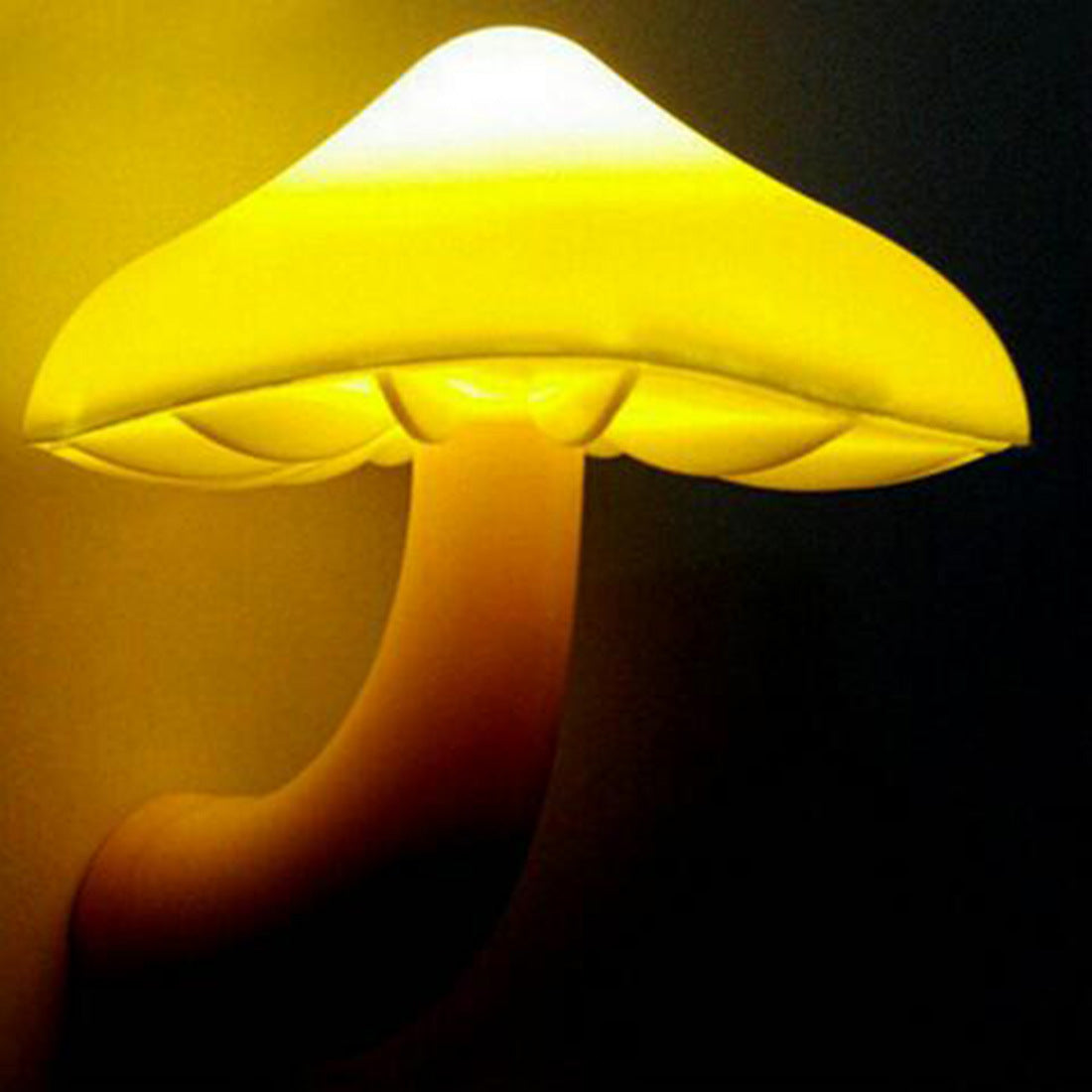 LED Night Light Mushroom Wall Socket Lamp Bedroom Light Home Decoration