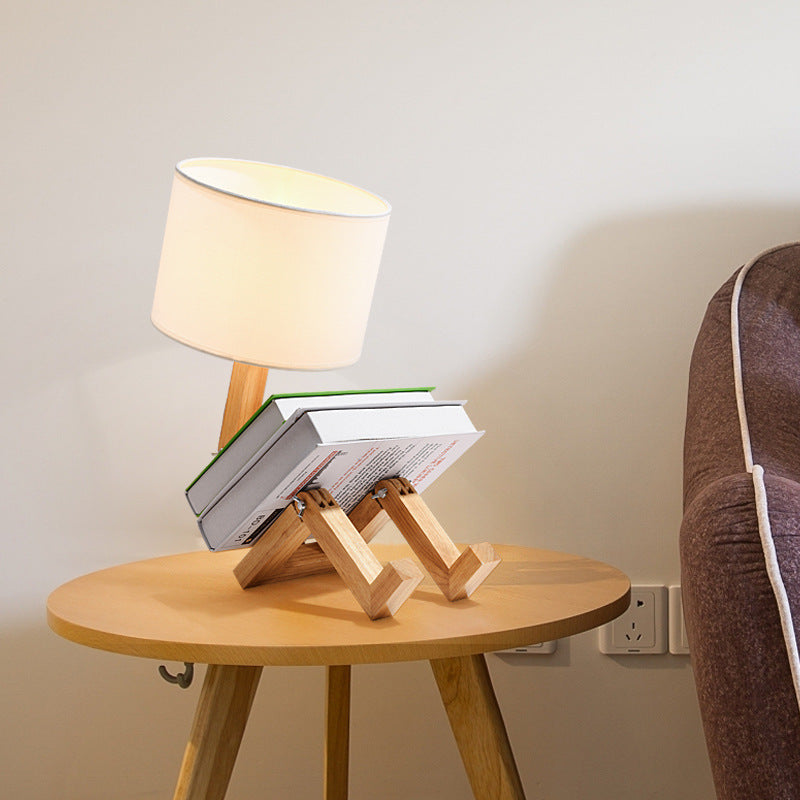 Table Lamp Creative Bedroom Table Lamp Wooden