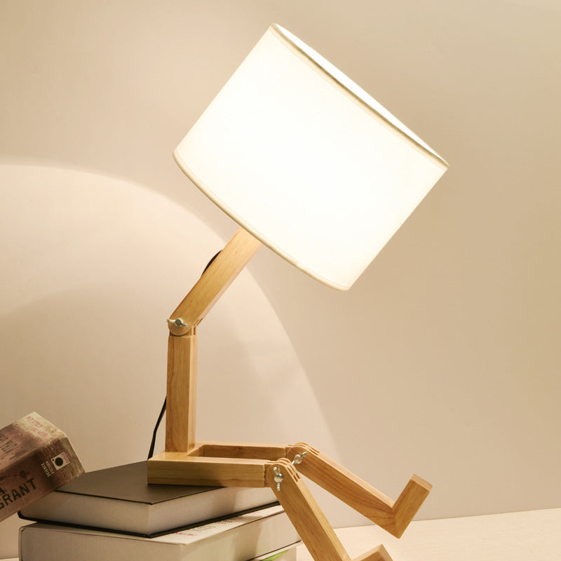 Table Lamp Creative Bedroom Table Lamp Wooden