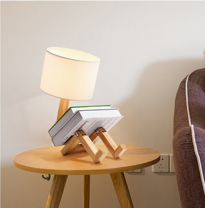 Table Lamp Creative Bedroom Table Lamp Wooden