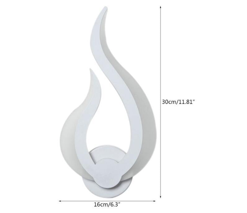 Flame Acrylic Wall Lamp Modern Simple Acrylic Bedroom Aisle Corridor Wall Lamp