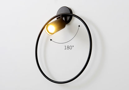 Nordic Minimalist Ring Wall Lamp Post-Modern Wall Spotlight