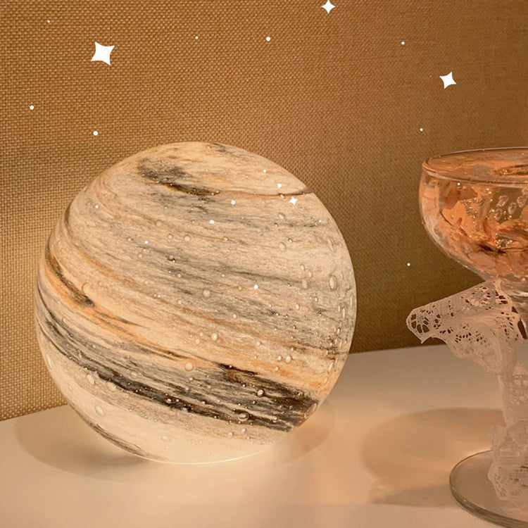 Planet Moon Table Lamp Creative Birthday Gift Starry Night Light