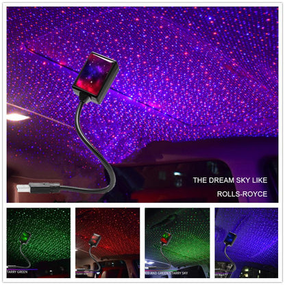 Star Light Projector Party Lights USB LED Light Interior