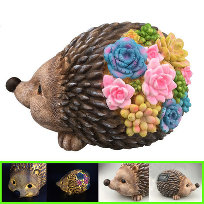 Succulent Hedgehog Solar Lawn Light