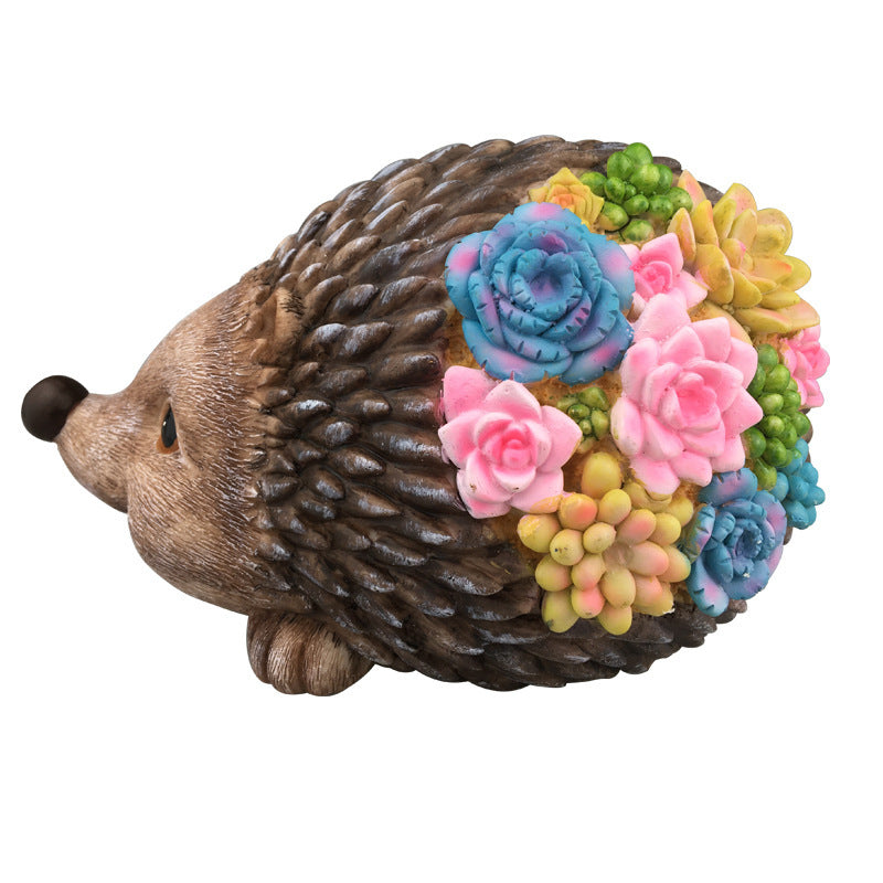 Succulent Hedgehog Solar Lawn Light