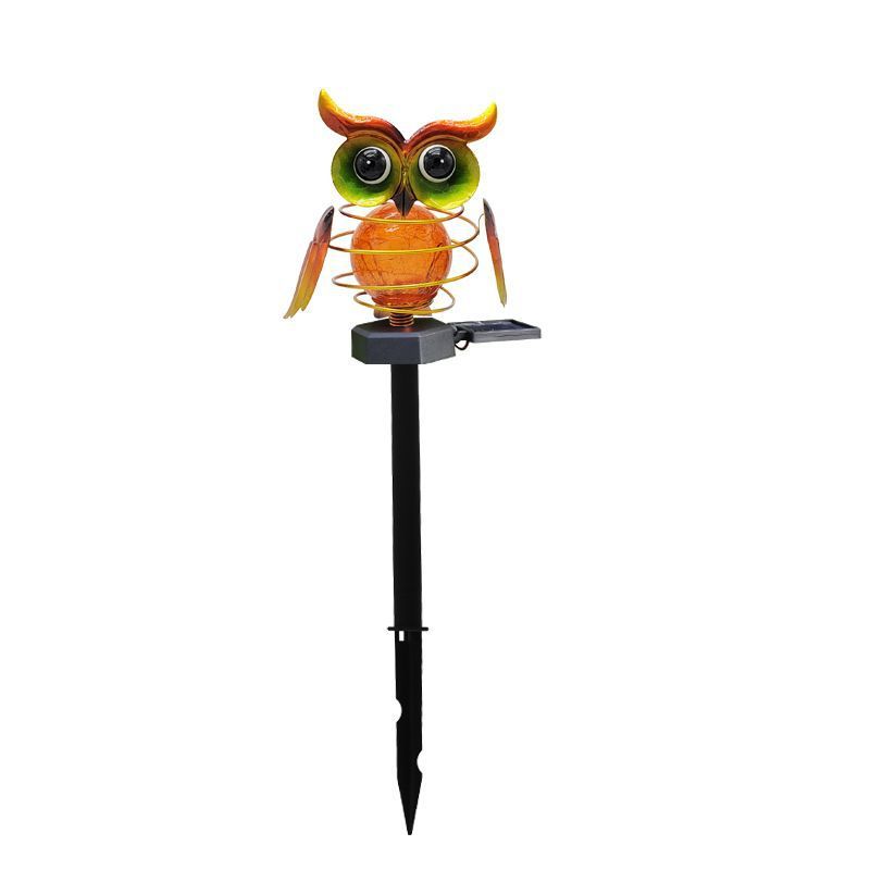 Solar Owl Lawn Lamp Outdoor Waterproof LED Garden Lighting