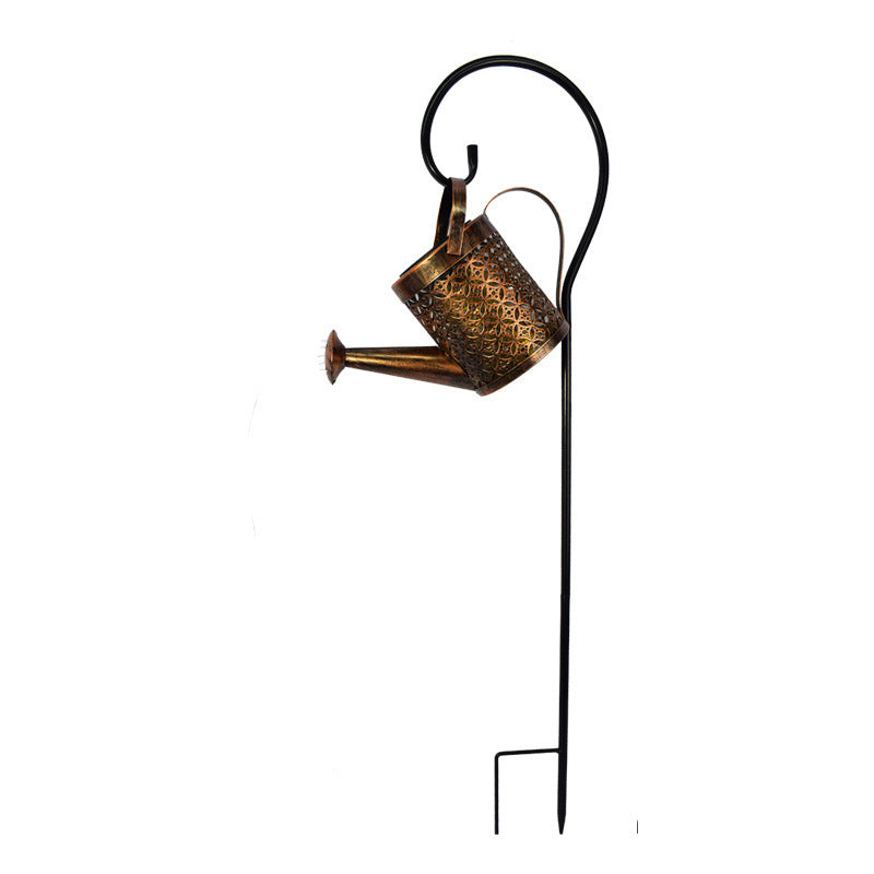 Enchanted Watering Can Outdoor Solar Watering Can Ornament Lamp