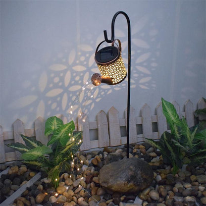 Enchanted Watering Can Outdoor Solar Watering Can Ornament Lamp