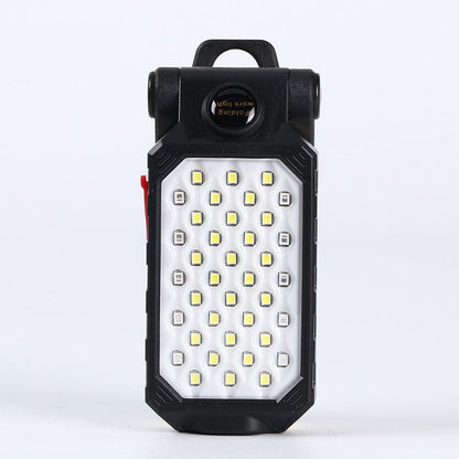 Folding USB Rechargeable COB Work Light Portable LED Flashlight