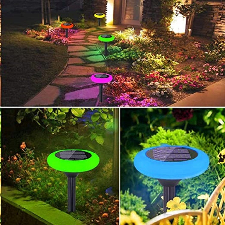 Solar Lawn Light Color Gradient Outdoor Courtyard