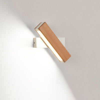 Wooden LED Wall Lamp Modern Adjustable Lighting Bar Restaurant