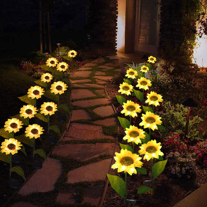 LED Solar Sunflower Lamps Solar Light Decorative Lights