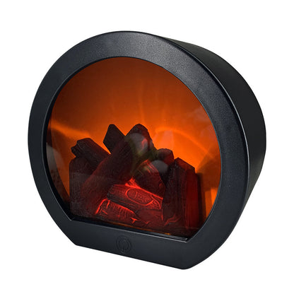 Simulation Fireplace Firewood Lanterns Lamp Desktop Ornaments