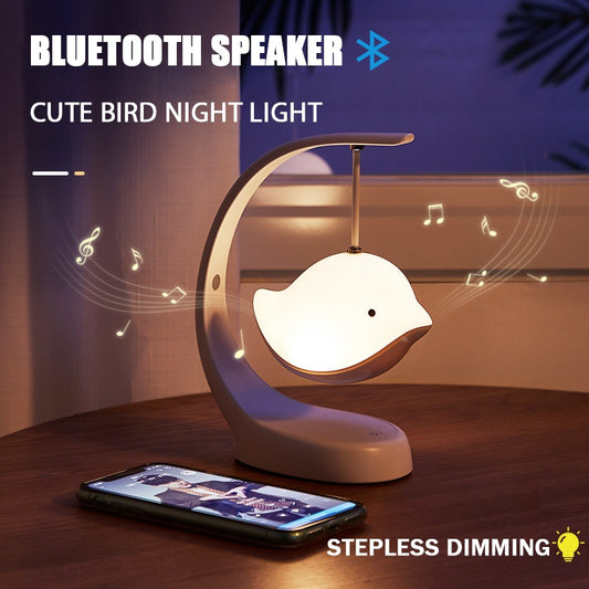 LED Night Light Bluetooth Speaker USB Multi-Color Stepless