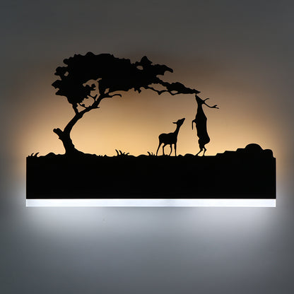 Led acrylic wall lamp