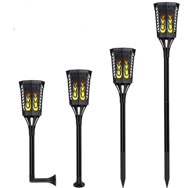 Anti-True Flame Solar Torch Light 96Led